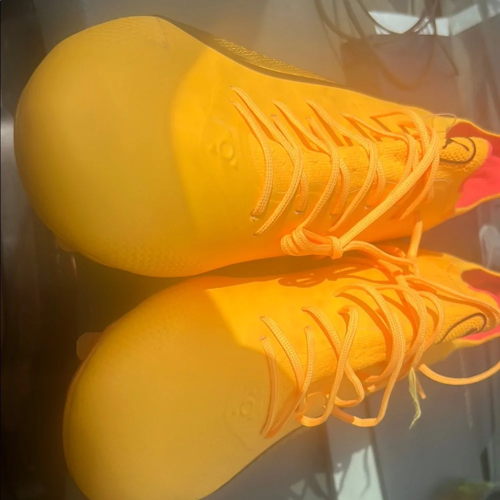 Yellow and Black Soccer Cleats - Picture 2 of 3